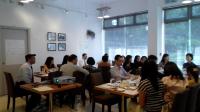 Participants share their views on positive workplace during the get-together session (Photo 2)